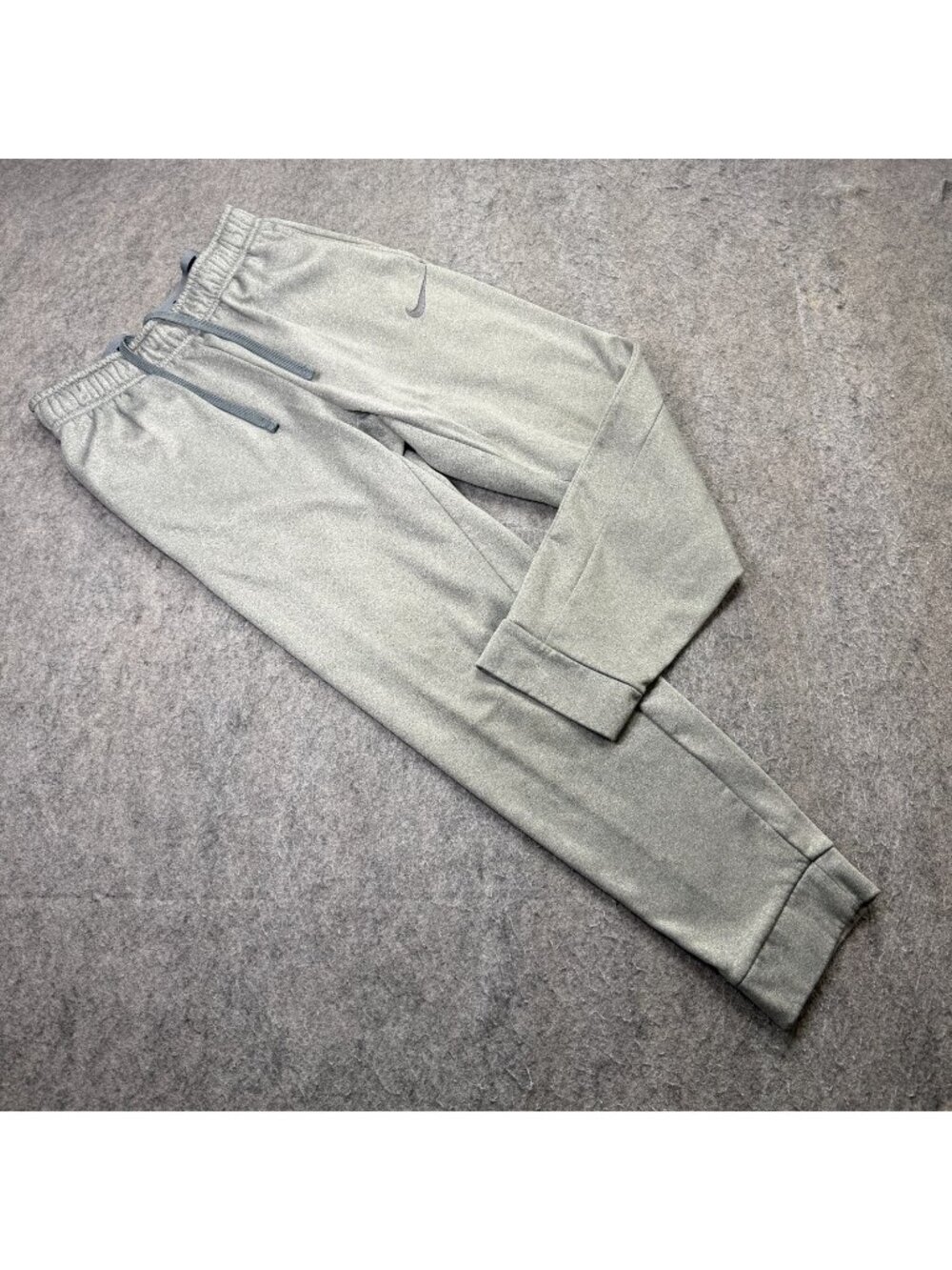 Nike Sweatpants Men M Gray 27" Slim Fit Tapered Slacker KO Therma Cuffed